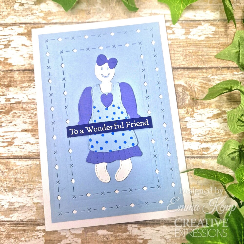 Creative Expressions Sam Poole Craft Die Rustic Homestead Stitched Doll (CEDSP029) (OUTLET) Creative Expressions Sam Poole Craft Die Rustic Homestead Stitched Doll (CEDSP029) (OUTLET)