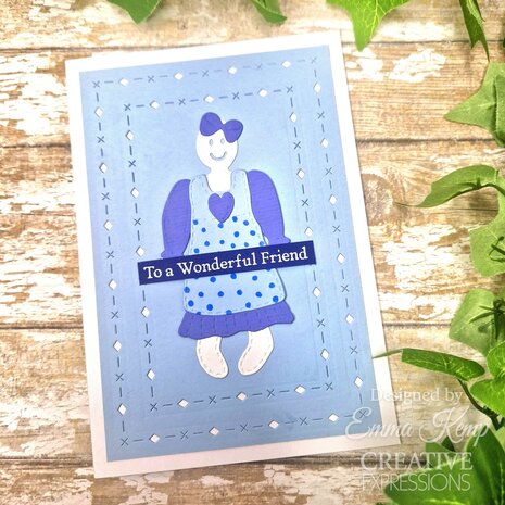 Creative Expressions Sam Poole Craft Die Rustic Homestead Stitched Doll (CEDSP029) (OUTLET) Creative Expressions Sam Poole Craft Die Rustic Homestead Stitched Doll (CEDSP029) (OUTLET)