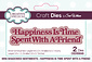 Sue Wilson Mini Shadowed Sentiments Happiness Is Time Spent With A Friend (CEDSS045) (OUTLET)