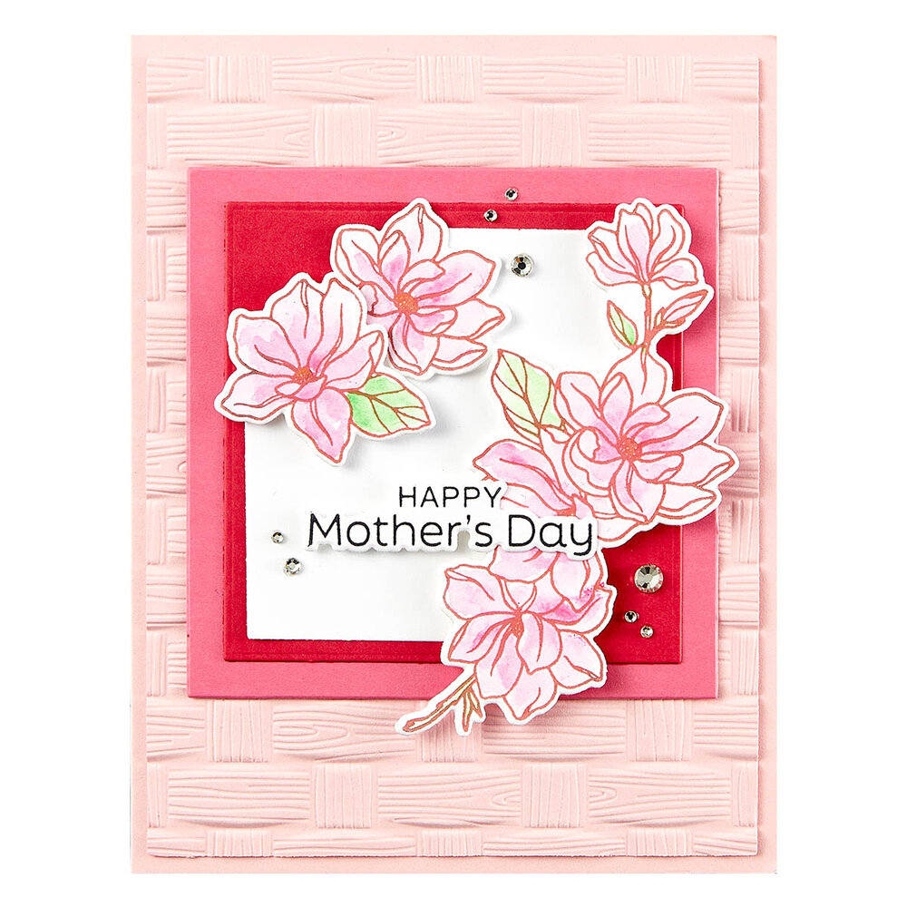 Spellbinders Woven 3D Embossing Folder (E3D-080) Spellbinders Woven 3D Embossing Folder (E3D-080)