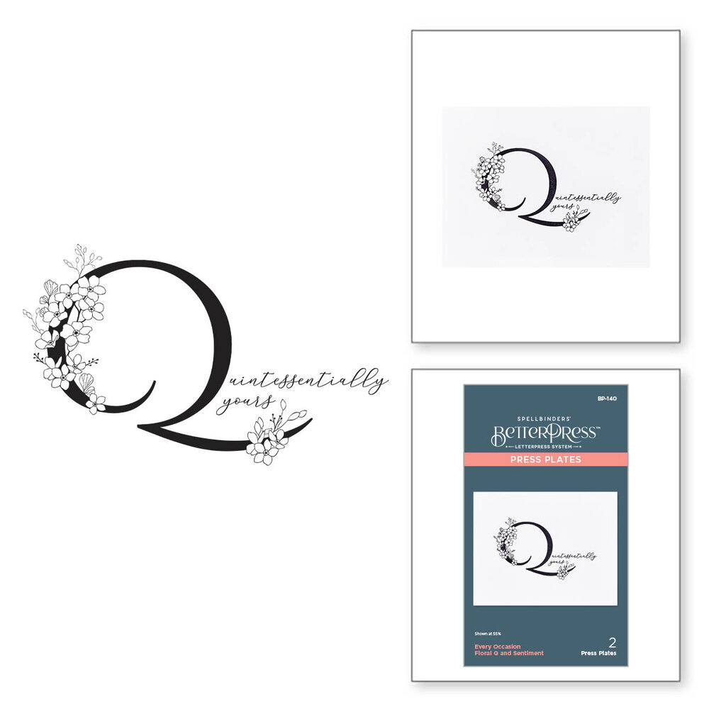 Spellbinders Every Occasion Floral Q and Sentiment Press Plate (BP-140) (OUTLET) Spellbinders Every Occasion Floral Q and Sentiment Press Plate (BP-140) (OUTLET)
