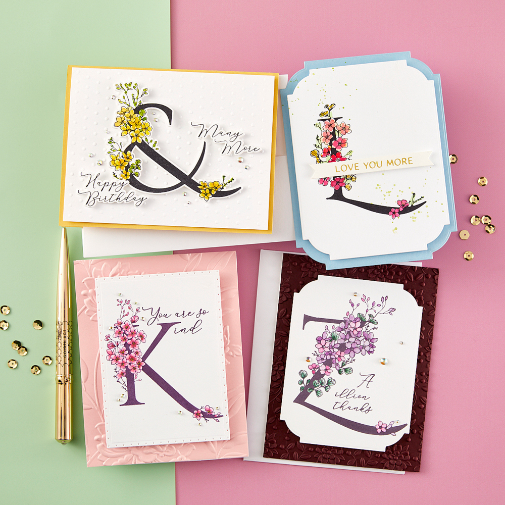 Spellbinders Every Occasion Floral Alphabet BetterPress Bundle (BD-0827) Spellbinders Every Occasion Floral Alphabet BetterPress Bundle (BD-0827)