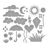 Spellbinders Up In The Air View Etched Dies (S4-1331) (DISCONTINUED)