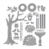 Spellbinders Backyard Haven View Etched Dies (S4-1330)