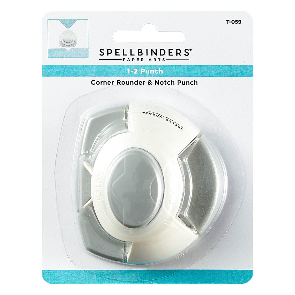 Spellbinders 1-2 Punch: Corner Rounder & Notch (T-059)