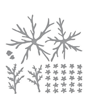 Spellbinders Queen Anne's Lace and Ladybugs Etched Dies (S4-1327)