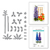 Spellbinders Delphinium Etched Dies (S4-1326) (OUTLET) Spellbinders Delphinium Etched Dies (S4-1326) (OUTLET)