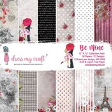 Dress My Craft Be Mine 12x12 Inch Paper Pad (DMCP2553) (OUTLET)