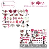 Dress My Craft Be Mine A4 Motif Sheets (2pcs) (DMCP2575) (OUTLET)
