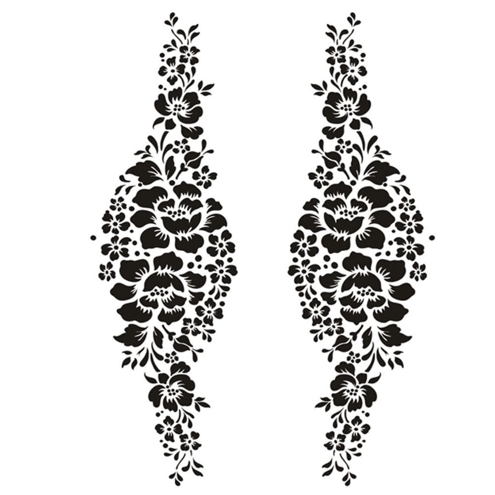 Dress My Craft Stencil A4 Flowers Lane (DMC-479) (OUTLET) Dress My Craft Stencil A4 Flowers Lane (DMC-479) (OUTLET)