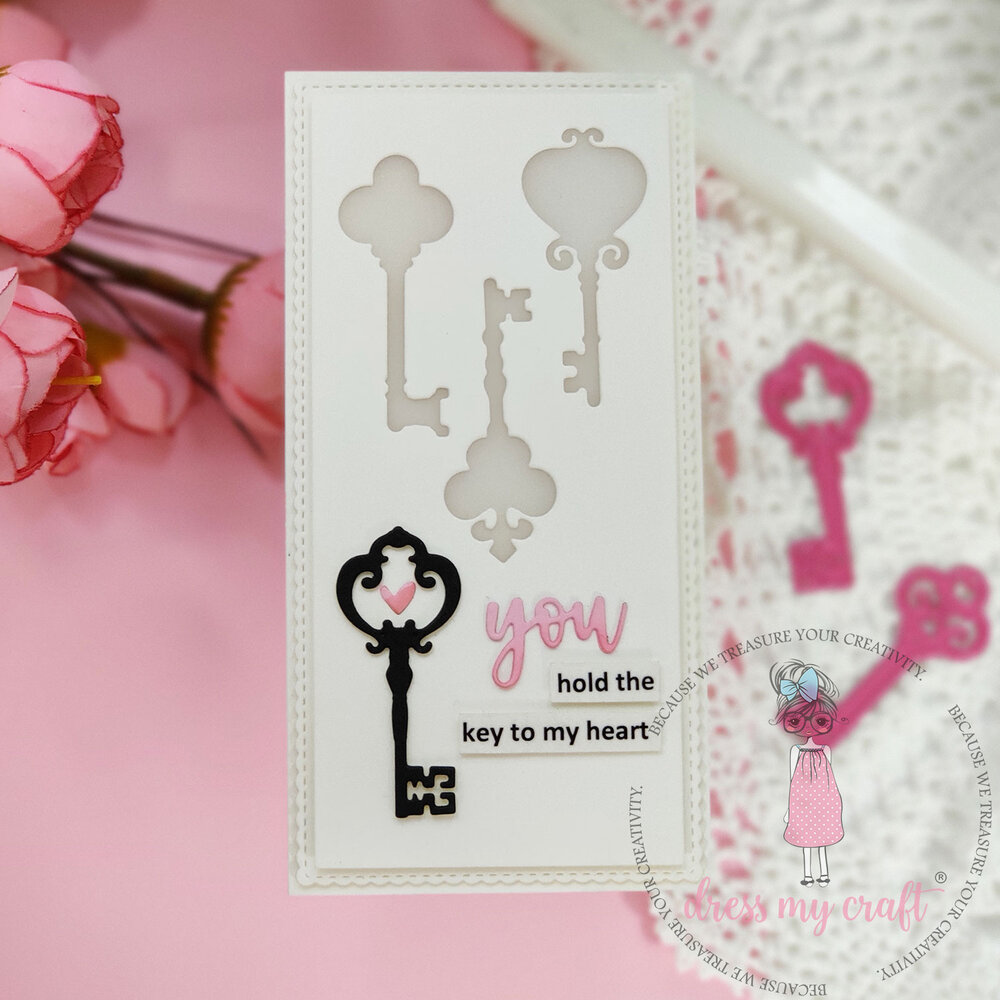 Dress My Craft Cutting Die Slimline Mini Stitched Scalloped (DMCD5346) (OUTLET) Dress My Craft Cutting Die Slimline Mini Stitched Scalloped (DMCD5346) (OUTLET)