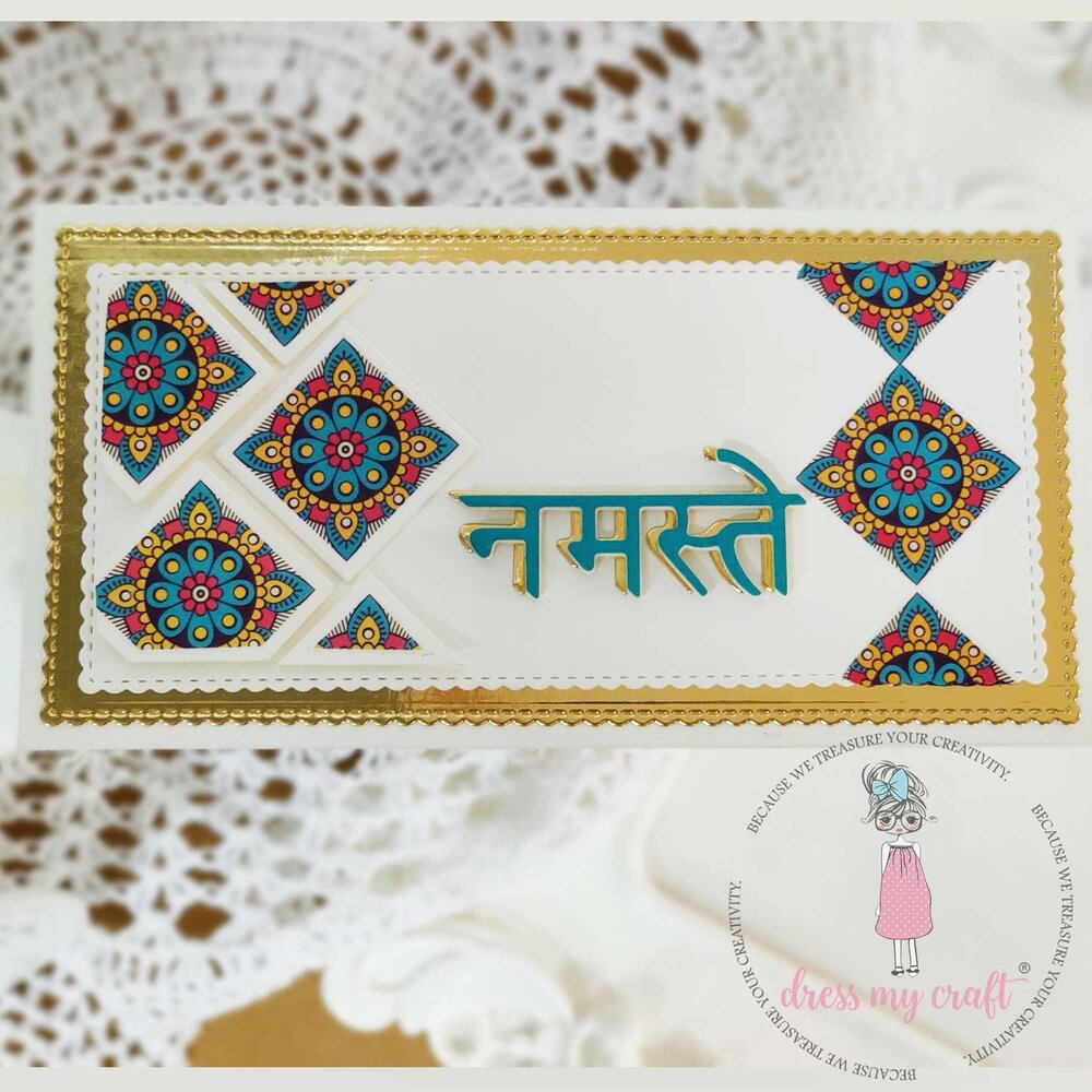 Dress My Craft Cutting Die Slimline Mini Stitched Scalloped (DMCD5346) (OUTLET) Dress My Craft Cutting Die Slimline Mini Stitched Scalloped (DMCD5346) (OUTLET)