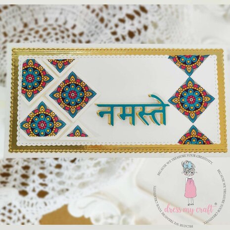 Dress My Craft Cutting Die Slimline Mini Stitched Scalloped (DMCD5346) (OUTLET) Dress My Craft Cutting Die Slimline Mini Stitched Scalloped (DMCD5346) (OUTLET)