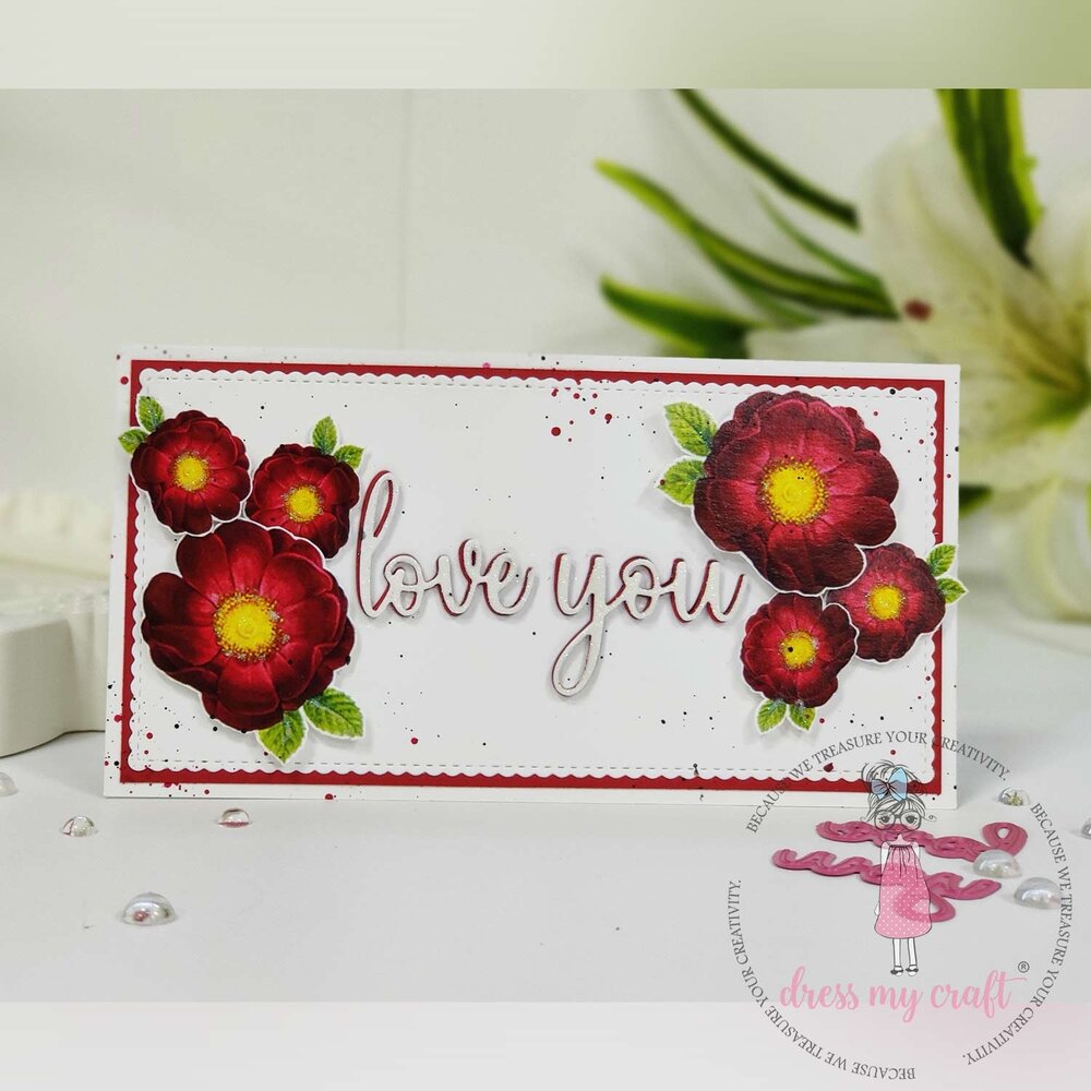 Dress My Craft Cutting Die Slimline Mini Stitched Scalloped (DMCD5346) (OUTLET) Dress My Craft Cutting Die Slimline Mini Stitched Scalloped (DMCD5346) (OUTLET)