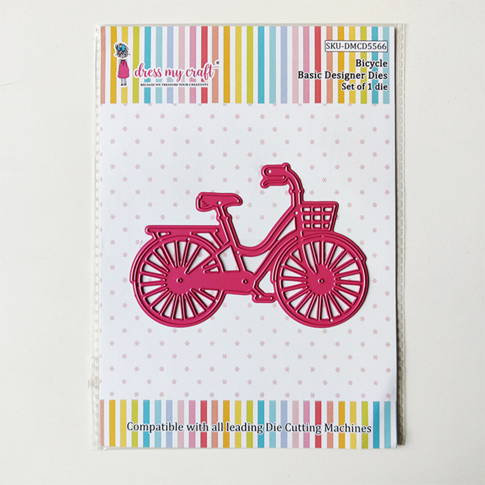 Dress My Craft Cutting Die Basic Designer Bicycle (DMCD5566) (OUTLET)