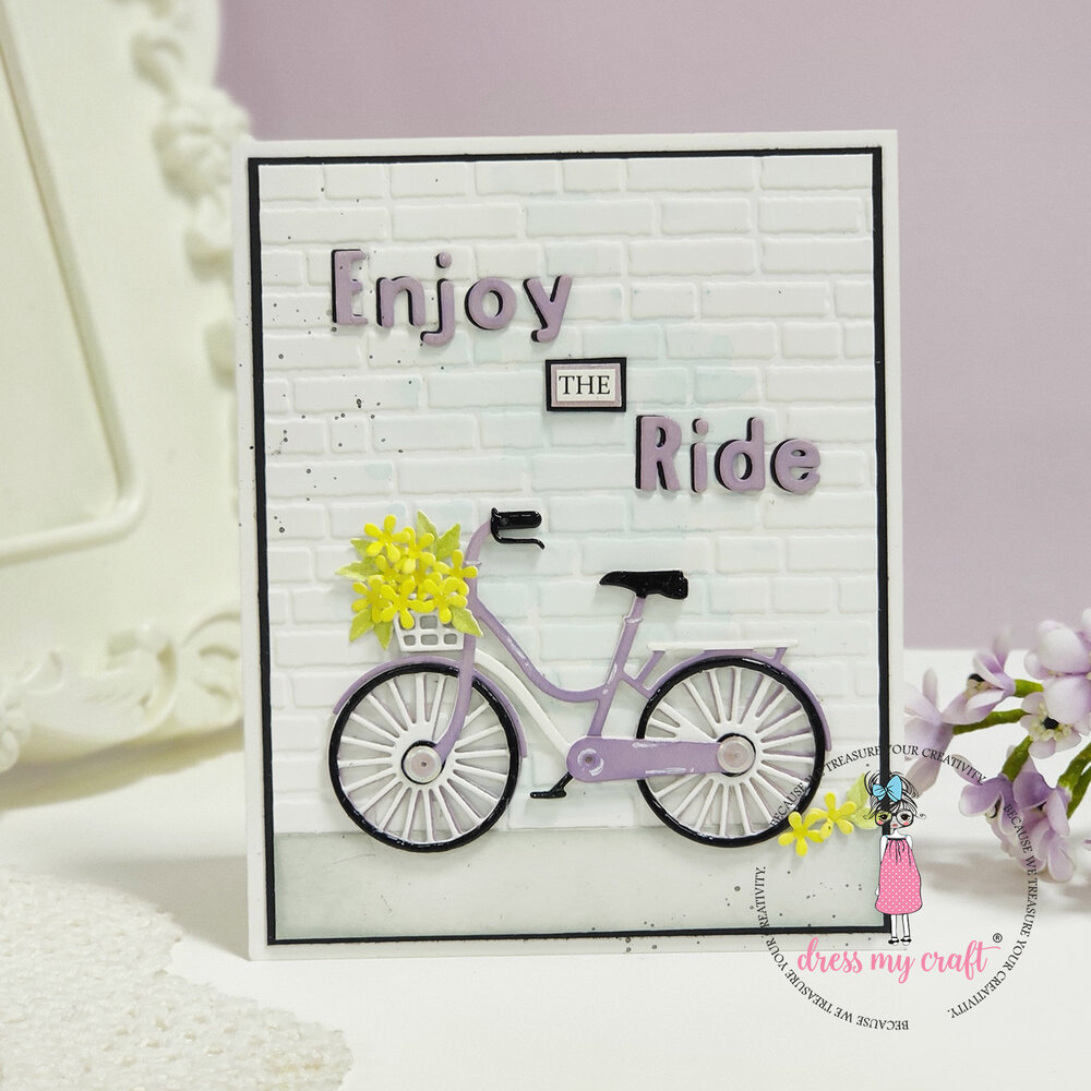 Dress My Craft Cutting Die Basic Designer Bicycle (DMCD5566) (OUTLET)