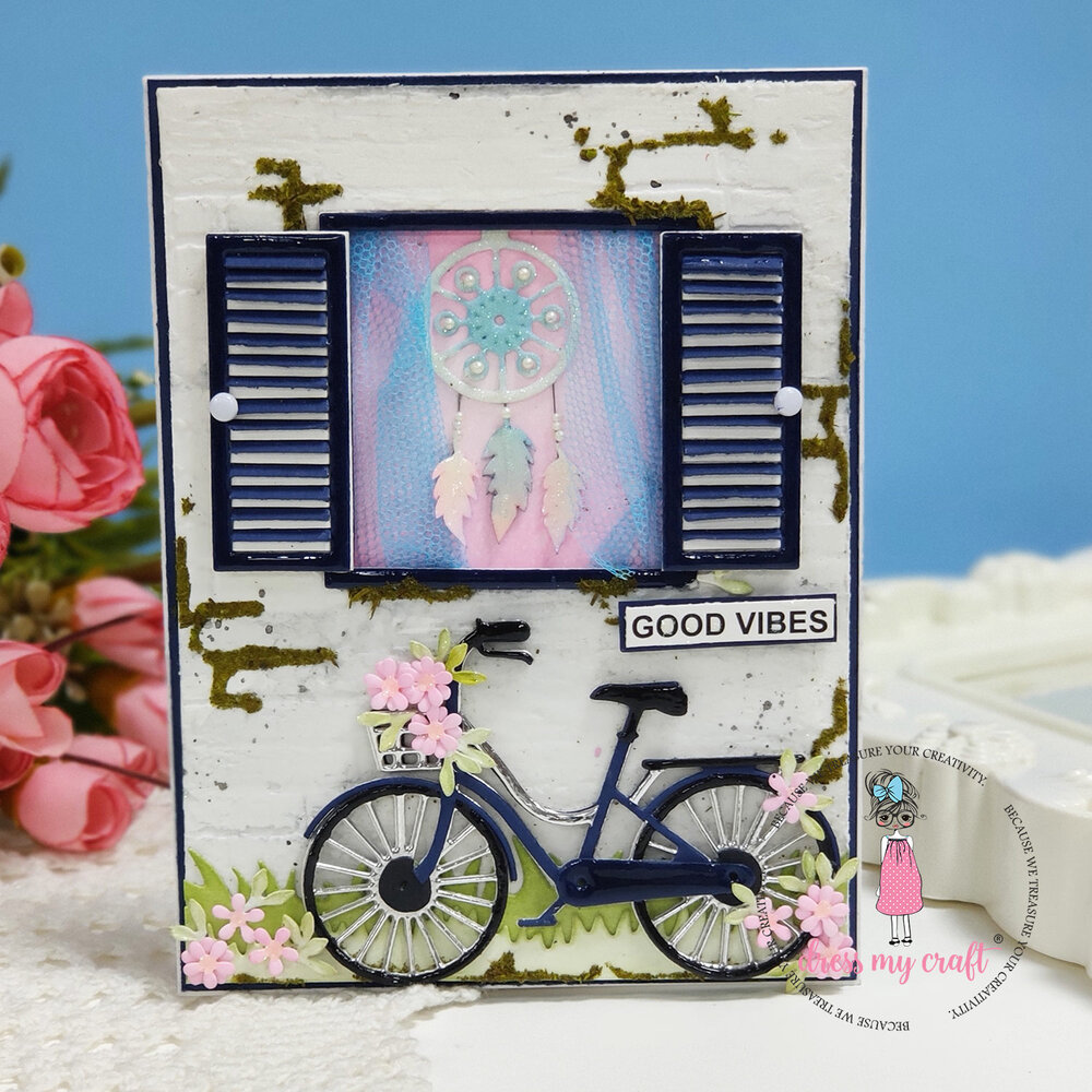 Dress My Craft Cutting Die Basic Designer Bicycle (DMCD5566) (OUTLET)