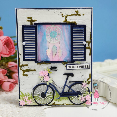 Dress My Craft Cutting Die Basic Designer Bicycle (DMCD5566) (OUTLET)