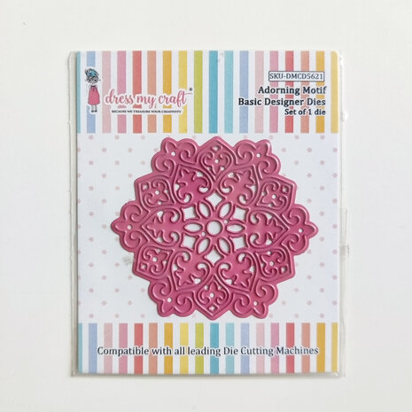 Dress My Craft Cutting Die Basic Designer Adorning Motif (DMCD5621) (OUTLET) Dress My Craft Cutting Die Basic Designer Adorning Motif (DMCD5621) (OUTLET)
