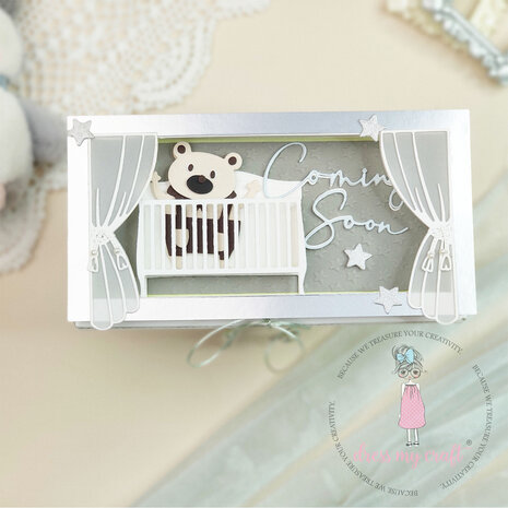 Dress My Craft Cutting Die Basic Designer Cute Teddy Bear (DMCD5742) (OUTLET) Dress My Craft Cutting Die Basic Designer Cute Teddy Bear (DMCD5742) (OUTLET)