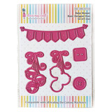 Dress My Craft Cutting Die Basic Designer Baby Shower (DMCD5918) (OUTLET)