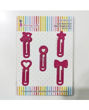 Dress My Craft Cutting Die Basic Designer Cute Paper Clips (DMCD6061) (OUTLET)