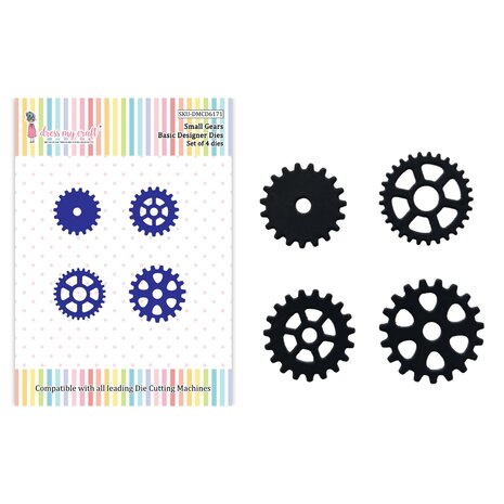 Dress My Craft Cutting Die Basic Designer Small Gears (DMCD6171) (OUTLET) Dress My Craft Cutting Die Basic Designer Small Gears (DMCD6171) (OUTLET)