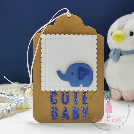 Dress My Craft Cutting Die Basic Designer Coming Soon (DMCD6281) (OUTLET)