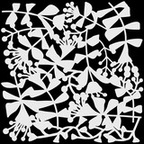 The Crafter's Workshop Spring Sprung 6x6 Inch Stencil (TCW1078s) (OUTLET)