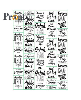 Pronty Crafts Beautiful Butterfly A4 Paper Quotes (472.700.019) (DISCONTINUED)