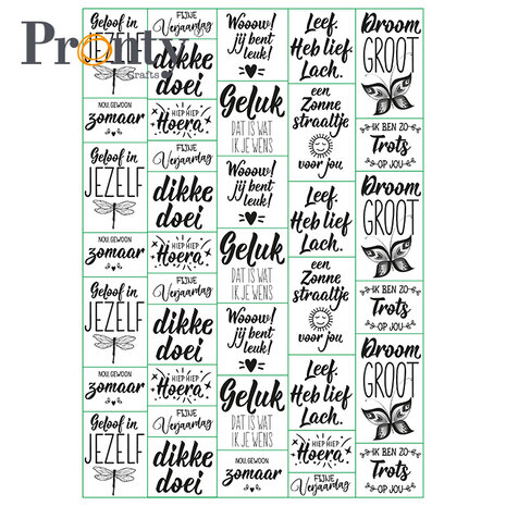 Pronty Crafts Beautiful Butterfly A4 Paper Quotes (472.700.019) (DISCONTINUED)