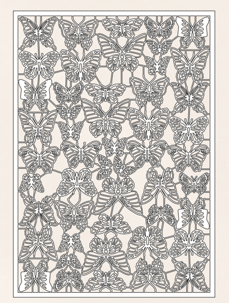 Pronty Crafts Beautiful Butterfly A4 Paper Butterflies (472.700.020) (OUTLET)