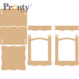 Pronty Crafts Beautiful Butterfly MDF Birdhouse (460.483.048) (DISCONTINUED)