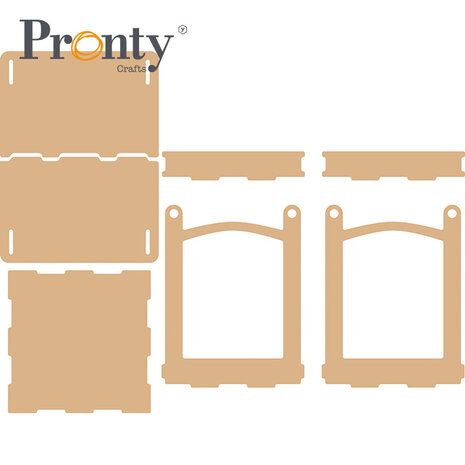 Pronty Crafts Beautiful Butterfly MDF Birdhouse (460.483.048) (DISCONTINUED)