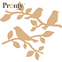Beautiful Butterfly MDF Birds (460.483.049) (OUTLET)