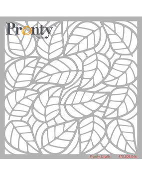 Pronty Crafts Beautiful Butterfly 15x15 cm Stencil Leaves (470.806.046) (DISCONTINUED)