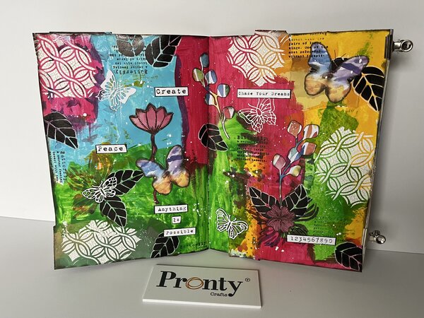 Pronty Crafts Beautiful Butterfly 15x15 cm Stencil Leaves (470.806.046) (DISCONTINUED) Pronty Crafts Beautiful Butterfly 15x15 cm Stencil Leaves (470.806.046) (DISCONTINUED)