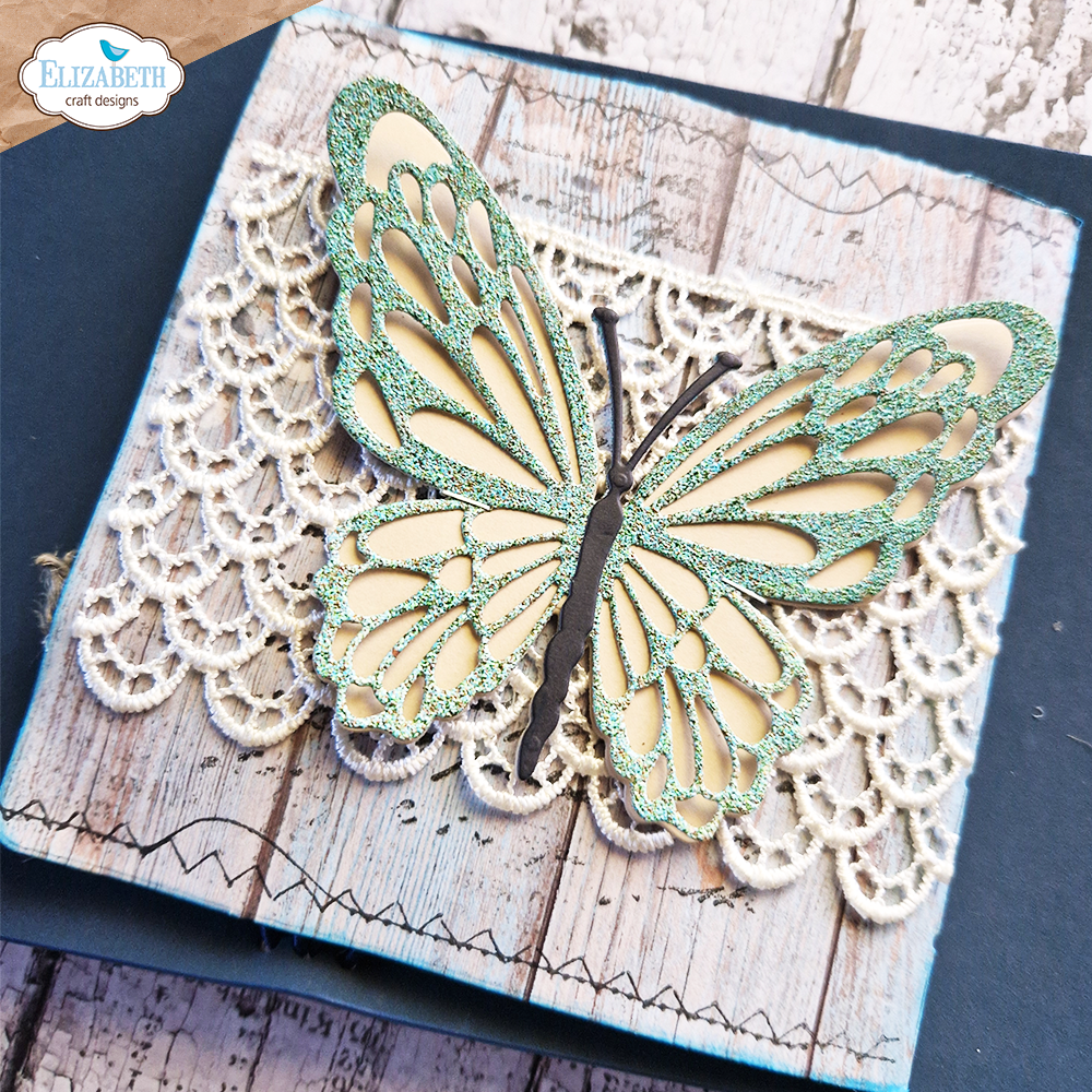 Elizabeth Craft Designs Journal Elements Ornate Butterfly Dies (2112)