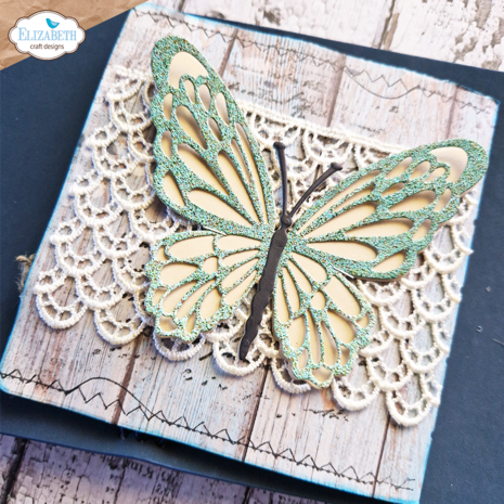 Elizabeth Craft Designs Journal Elements Ornate Butterfly Dies (2112)