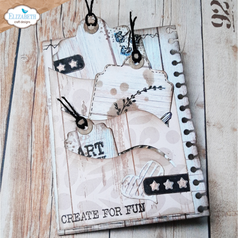 Elizabeth Craft Designs Journal Elements Labels, Tags and More Dies (2111) (DISCONTINUED)