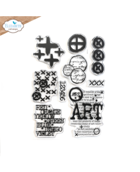 Elizabeth Craft Designs Journal Elements Plusses and More Stamp Set (CS344) (DISCONTINUED)