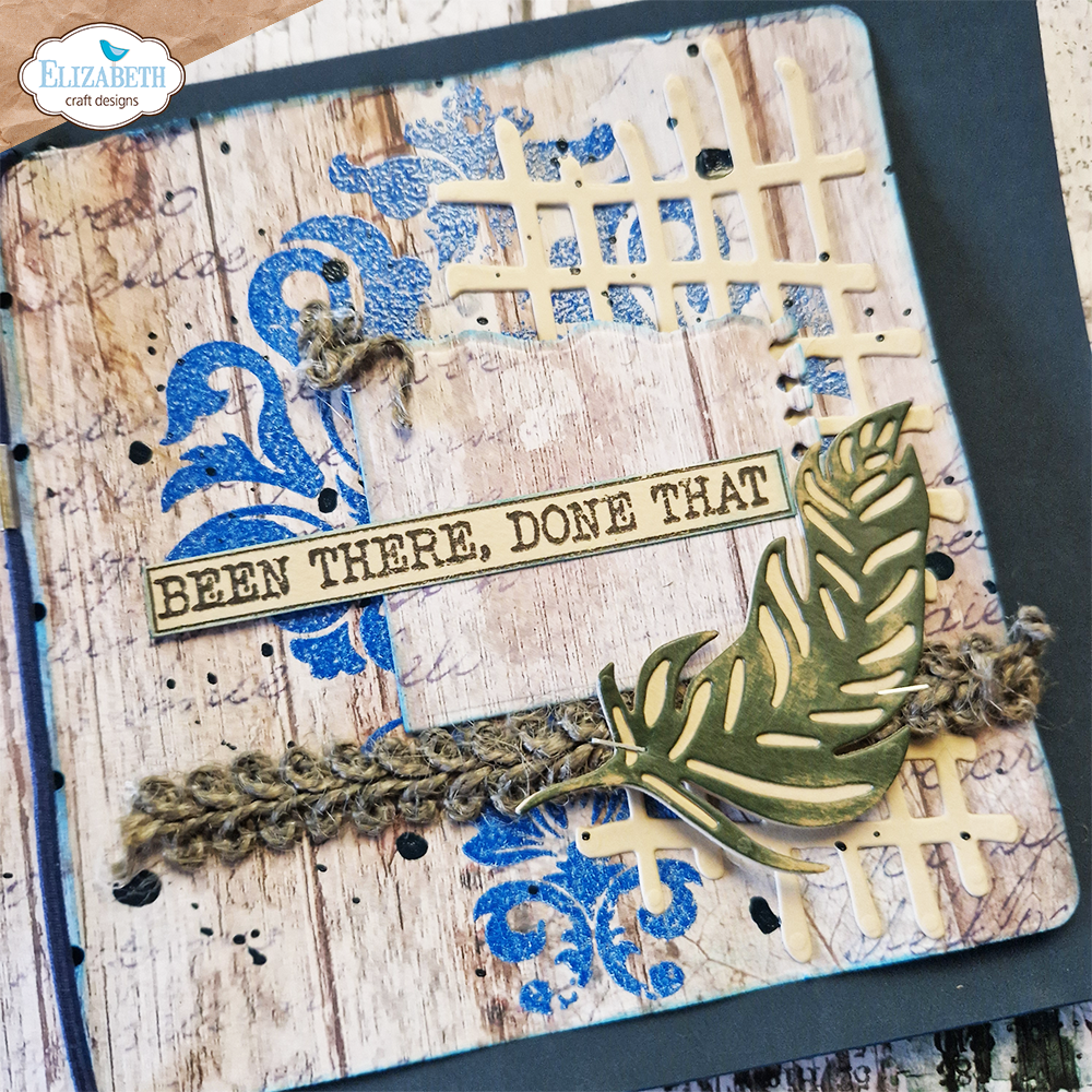 Elizabeth Craft Designs Journal Elements Script From the Past Stamp Set (CS343) (DISCONTINUED)