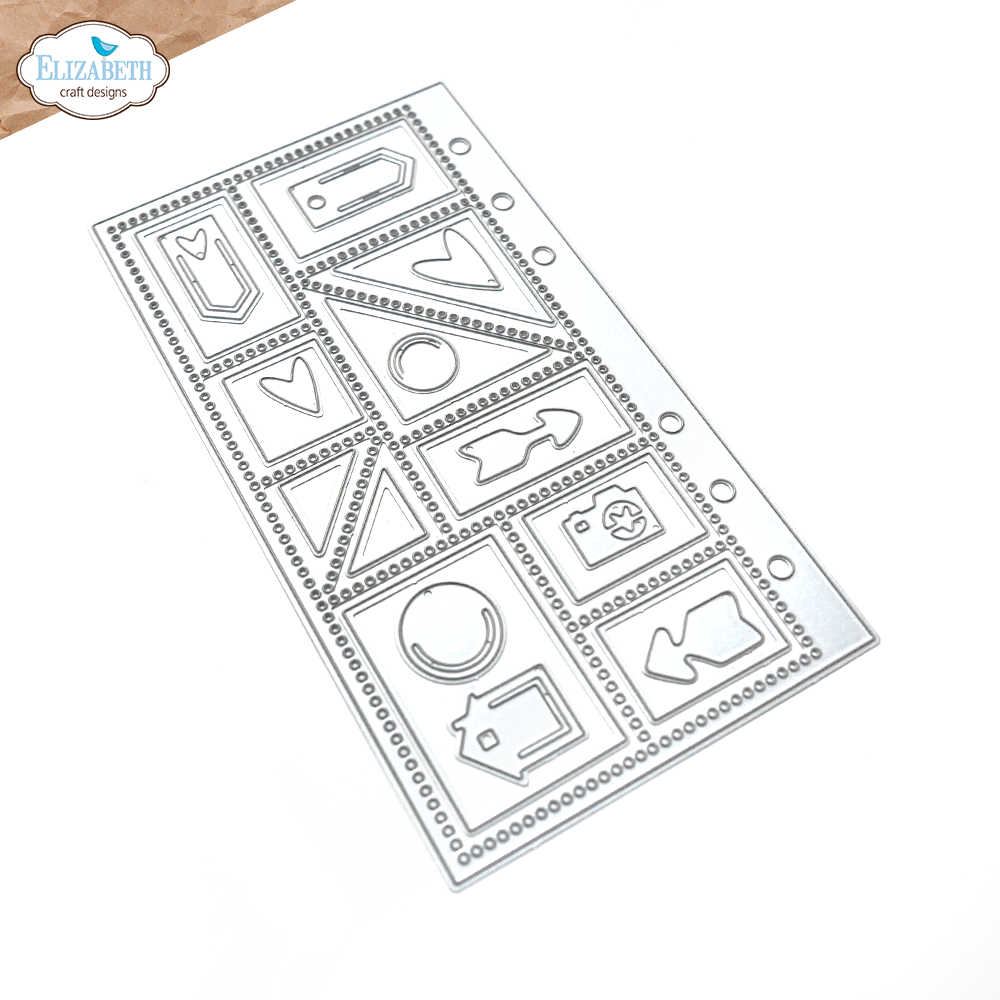 Elizabeth Craft Designs From the Past Dies Sidekick - Essentials 31 Postage Stamp Page (2103)