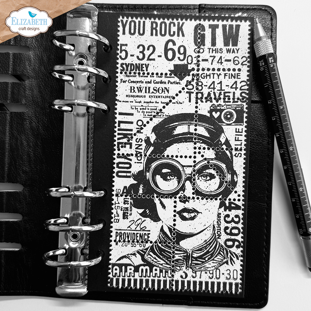 Elizabeth Craft Designs From the Past Dies Sidekick - Essentials 31 Postage Stamp Page (2103)