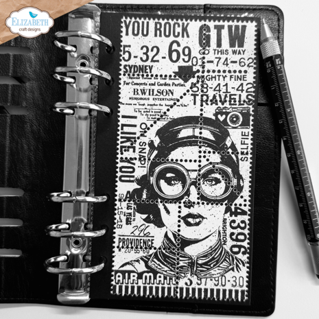 Elizabeth Craft Designs From the Past Dies Sidekick - Essentials 31 Postage Stamp Page (2103)