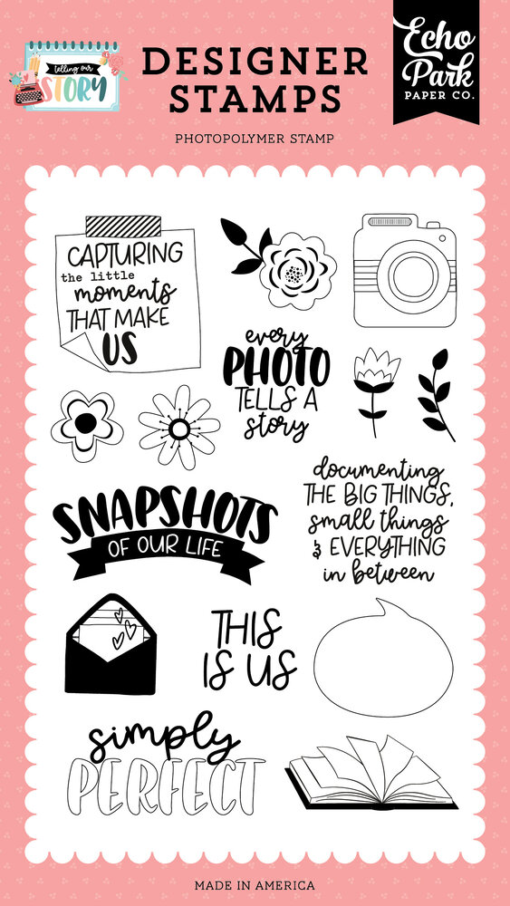 Echo Park Snapshots Clear Stamps (TOS360045) (OUTLET)