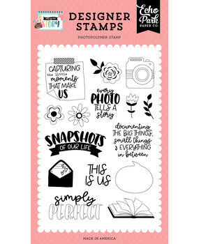 Echo Park Snapshots Clear Stamps (TOS360045) (OUTLET)