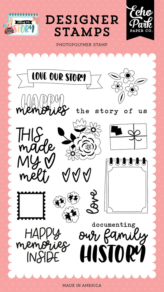 Echo Park Documenting Clear Stamps (TOS360044) (OUTLET)