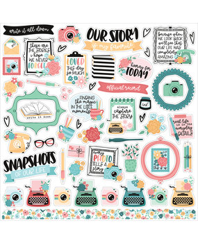 Echo Park Telling Our Story 12x12 Inch Element Sticker (TOS360014) (DISCONTINUED)