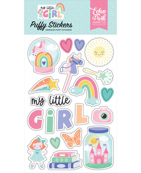 Echo Park My Little Girl Puffy Stickers (MLG358066) (DISCONTINUED)